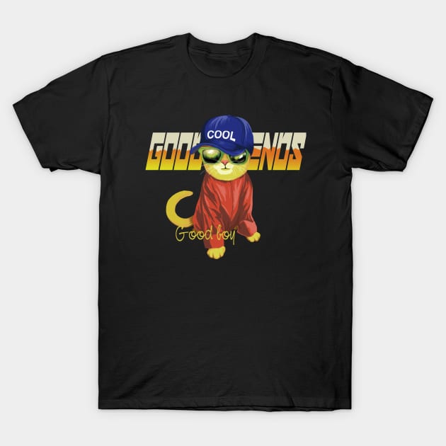 cool cat T-Shirt by JKAN